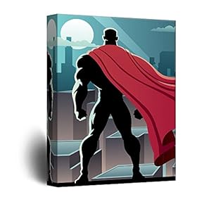 Superhero Pop Art Comic Strip
