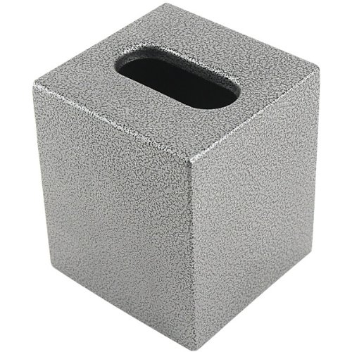Boutique Size Tissue Box Cover - Silver Vein