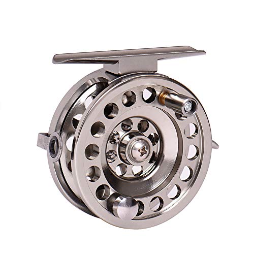 Kaakaeu Moulinet De Pêche à La Mouche D50/d60 Cnc En Alliage D’aluminium 1:1 2 Roulements Ultra Léger Pour Droitier