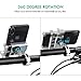 homeasy Bike Phone Mount Universal, Bicycle Holder Handlebar Cellphone Adjustable Fall Prevention, Fits iPhone Xs|XS Max, XR, X, 8 | 8 Plus, Galaxy S9, Holds Phones from 3.5-7