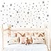 Star Wall Decals 3 Size Stars-132pcs Decals Kids Nursery Wall Room Decor Peel and Stick Star