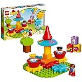 LEGO Duplo 10845 - Mein erstes Karussell, Spielzeug mit Lerncharakter, große Bausteine