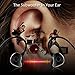 Sport Headphones Earbuds with Microphone, Corded Earphones with Mic Bass, 3.5mm Wired Earbud, In Ear Headphones Noise Cancelling, Stereo Earbuds for Apple iPhone iPad iPod Android Samsung Running