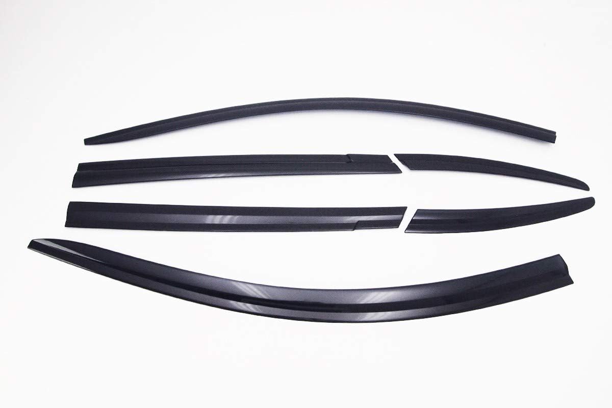 AUTO CLOVER Wind Deflectors Set for Mazda CX-5 2018+ (6 pieces), smoke - Image 4