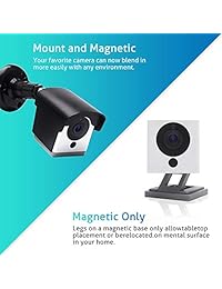 Wyze Cam Mount, 2018 actualizado, resistente a la intemperie, protección de 360 grados, ajustable, para interior y exterior, funda de montaje para cámara Wyze (cámara no incluida)