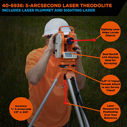 Johnson Level & Tool 40-6936 Theodolite With Laser