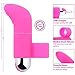 Vibrator Finger Massager - Powerful Therapeutic Bullet Vibrator (USB Charged) with 10 Vibrational Settings for Sex Women - Waterproof & Quiet Sex Toy Pink, Lyps Layla