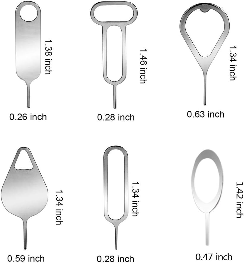 AYWFEY 16Pcs SIM Card Removal Openning Tool Tray Eject Pins Needle Opener Ejector Compatible with iPhone 16/15/14/13 Pro Max Mini,Galaxy S24/23/22 Series,Huawei Mate70/P70/Nova12 Series,All Smartphone - Image 3