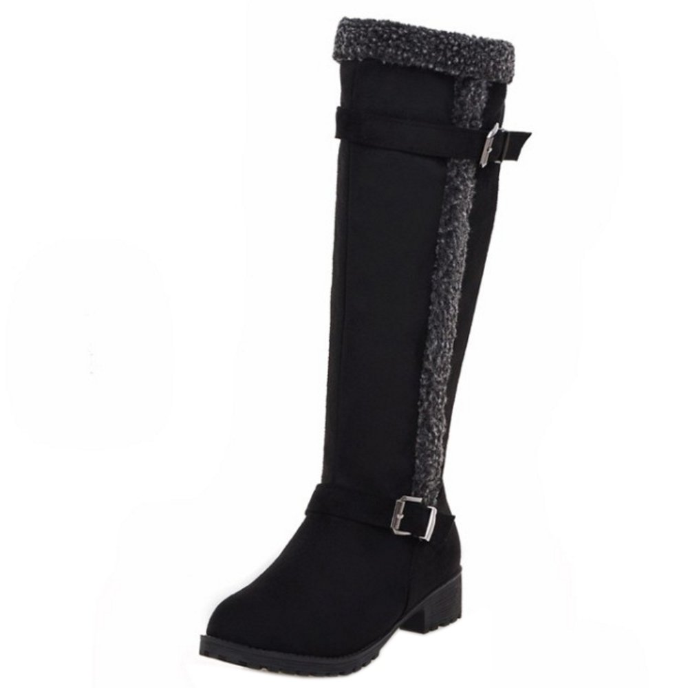 Low Comfort Women CularAcci Heel Boots Biker MidCalf