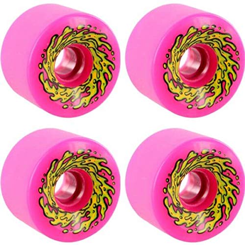 Slimeballs Og Slime Pink Longboard Skateboard Wheels - 66mm 