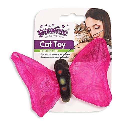 Pawise Butterfly Cat Toy Random Colour Small Buy Online In Aruba At Aruba Desertcart Com Productid