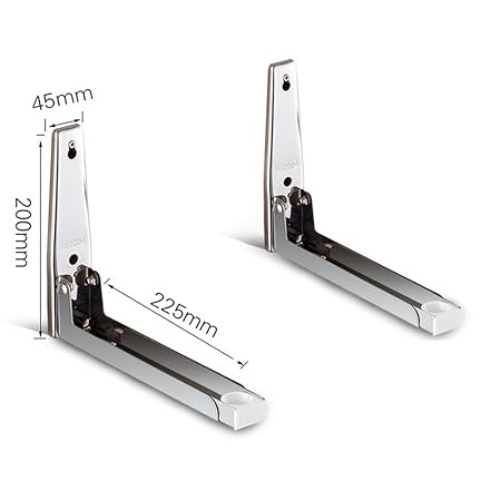 FYX soporte de pared ajustable para horno de microondas con brazos ...