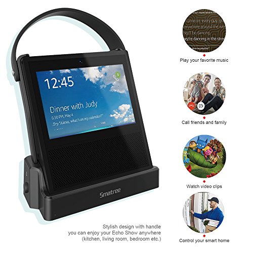 Smatree Power Bank 20400 mAh Compatible for Echo Show (1st Generation), Power Your Echo Show (1st Generation) up to 14 Hours (Alexa Unlimited)(Echo Show NOT Included) - Thumbnail 3