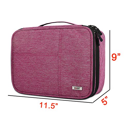 image for BUBM Travel Organizer, Electronic Accessories Storage Bag for Cord, Me