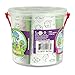 ArtSkills Color Your Own Sticker Bucket, Arts and Crafts Supplies, Includes Mini Markers, 850 Count