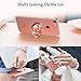 [3 Pack] Cell Phone Ring Holder Gilrs/Women, Cute Bling Diamond 360° Rotation Finger Ring Grip Stand for iPhone Xs Max Xr X 8 7 Plus, Samsung Galaxy S10 Plus S10e Note 9 S9 S8 (Rose Gold+Black+Silver)