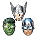 Amscan Marvel Avengers Hats/Masks, 8 Count, Party Supplies