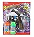 Haktoys Cartoon Fish Bubble Shooter Gun, Ready to Play Light Up Blower w/LED Flashing Lights, Extra Refill Bottle, Whale Bubble Blaster Toy for Toddlers, Kids, Parties, Sound-Free, Batteries Included