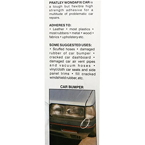 image for Pratley Rubber Repair - 2 Part Black Epoxy Leather Glue - Adhesive Kit