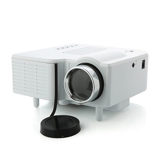 MegaTek® 24W Mini Proyector portátil Mini Multimedia de LCD imagen ...