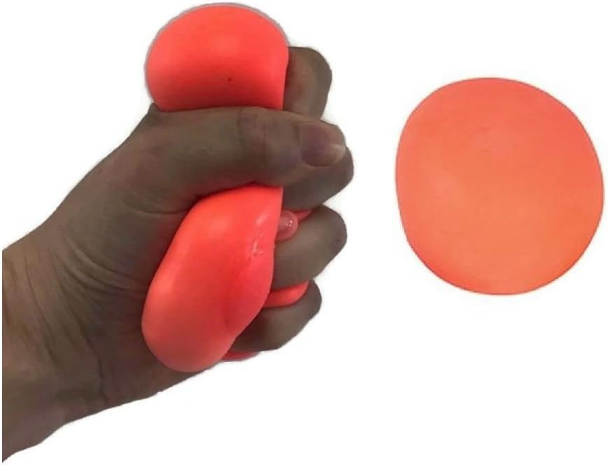 orange squishy ball