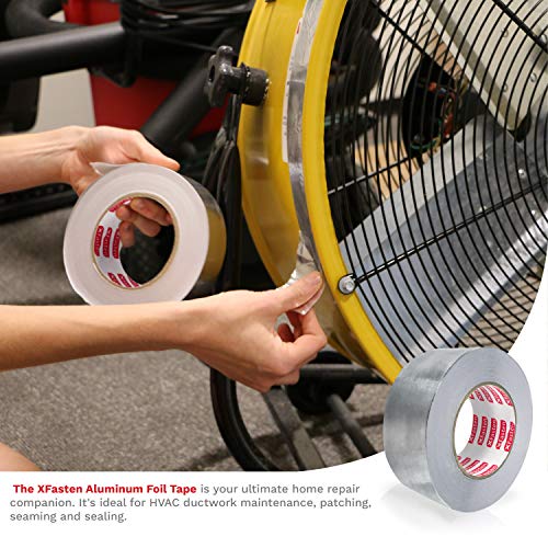 XFasten Aluminum Foil Reflective Duct Tape, 3.6 mil, 2 Inches x 55