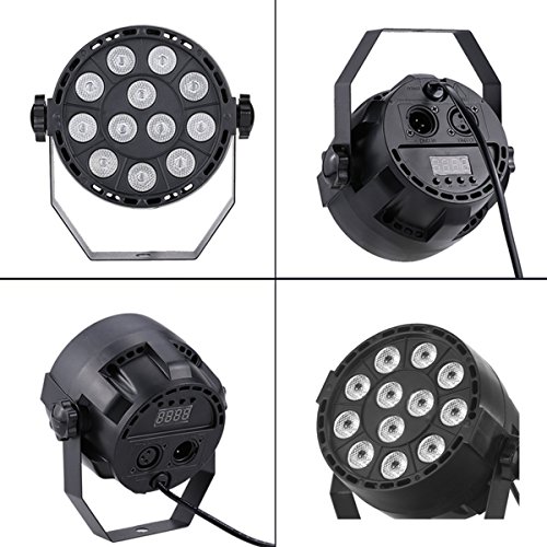 image for Rainiers Black Lights with 36W 12LEDs UV Par Light by DMX Controller f