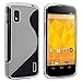 S-Line TPU Case Cover for LG Nexus 4 (E960) - Clear / Transparent