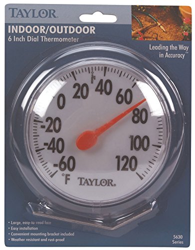 Chaney Instrument Taylor Indoor/Outdoor Window Thermometer