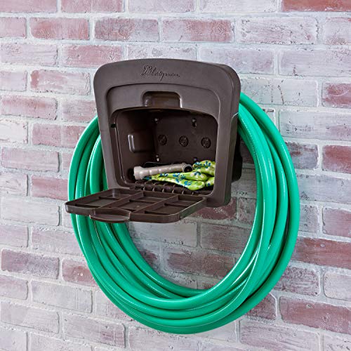 Liberty Basics 501 Garden Hose Hanger w/Storage Compartment - Thumbnail 4