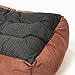 Felicite Home Pet Bed, Sized Dog/Fat Cat, Machine Washable, Ultra Soft Pet Sofa, Brown, Medium