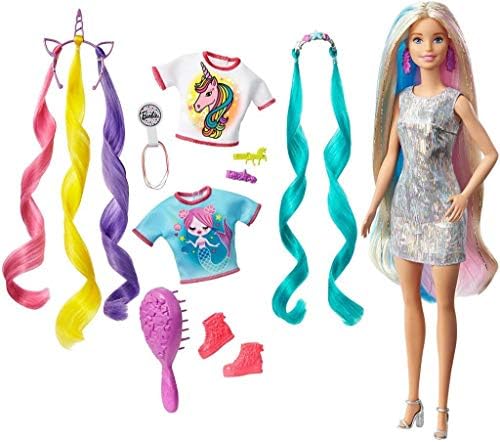 Amazon.com: Barbie Fantasy Hair Doll 