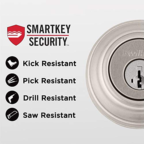 Kwikset Tustin Keyed Entry Lever and Single Cylinder Deadbolt Combo Pack with Microban Antimicrobial Protection… - Image 3