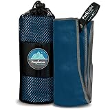 Youphoria Outdoors Microfiber Travel Towel - Ideal Fast Drying Towels for Travel, Camping, Beach, Backpacking, Gym, Sports, and Swimming - Ultra Light, Fast Drying and Absorbent - 3 Sizes