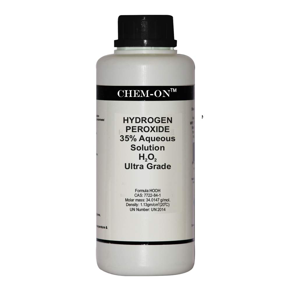 Chem On Hydrogen Peroxide 35 Solution Ultra Grade 400gm Amazon In Industrial Scientific