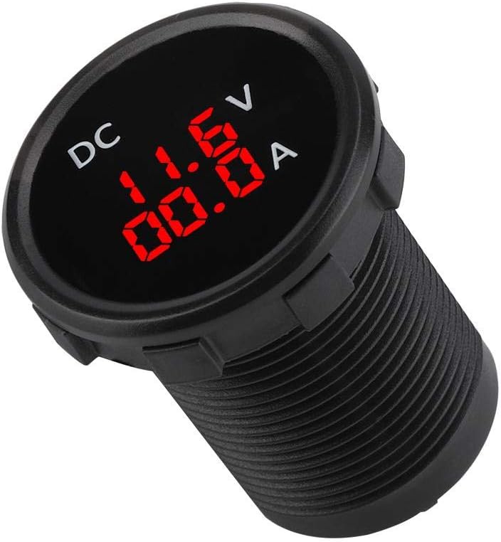 Car Voltmeter Ammeter 1224V Digital Voltmeter Ammeter