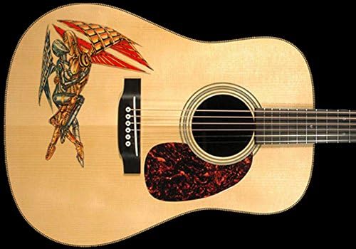 Strattoos Guitar Inlay Stickers - Cool Guitar Stickers and Decals to Transform your Musical Instruments into a Work of Art! Non-Adhesive, Tattoo Inspired Designs that look like a Custom Paint Job!