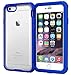 iPhone 6s Case, roocase [Glacier TOUGH] iPhone 6 (4.7) Hybrid Scratch Resistant Clear PC / TPU Armor Full Body Protection Case Cover with Built-in Screen Protector for Apple iPhone 6 / 6s (2015), Palatinate Blue