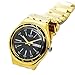 Swatch Unisex YGG705G Charcoal Medal Yellow Analog Display Quartz Gold Watch