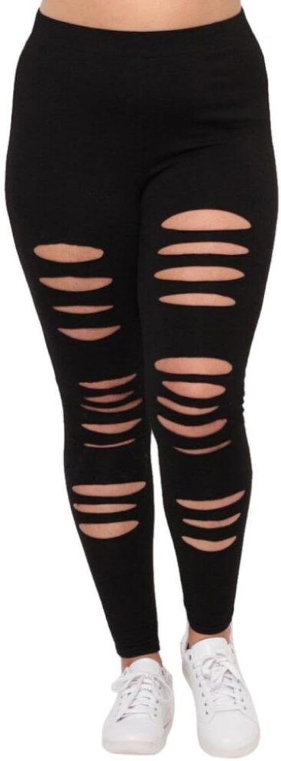 yoga pants with holes