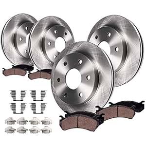 Amazon Com Detroit Axle Front Amp Rear Disc Brake Rotors