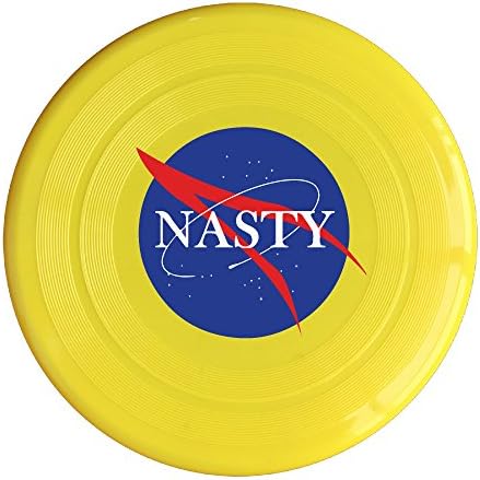 Nasty NASA Plastic Flying Dics Flying Disks Yellow