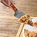 Encheng Stainless Steel Pizza Peel With Rubber Handle And Pizza Cutter Wheel & Pizza Shovel For Serving Food, 3 Pack Grilling Set Pizza Kit,11.45inch x 21inch（With Folding Handle）Kitchenware Set