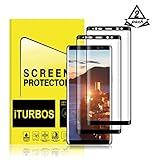 Galaxy Note 8 Screen Protector,iTURBOS full screen 3D screen protector film for Samsung Galaxy Note 8 [2 Pack]