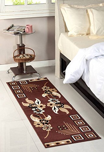 Tradeblush Long Carpet \ Rugs Rug/Passage/ Bedside Runner\ Abstract \ Floral Design Soft Patter Luxury Royal Look contribute interiror \ Bed Room Sofa Room Dining Hall Size 50X150