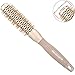 BANGMENG Round Barrel Anti-Static Hair Brush | Nano Thermal Ceramic Ionic Tech | Protect Hair, Enhance Texture, For Curling & Drying (1 inch)