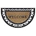 Achim Home Furnishings WRM1830FS6 Fleur De Lis Slice Wrought Iron Rubber Door Mat, 18 by 30" primary
