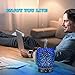 Aromatherapy Oil Diffuser,SZTROKIA 180ml Essential Oil Ultrasonic Cool Mist Humidifier with 3D Glass,24 Color Changing Starburst LED Lights (180ML-Ⅰ)