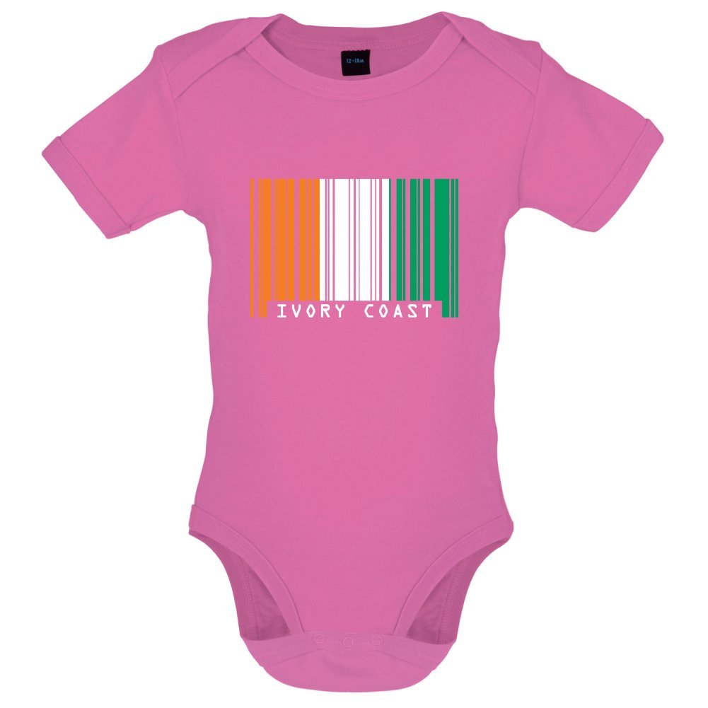 7 Couleur 0 18 Mois Bebe Body Cote Divoire Ivory Coast Drapeau Code Barre Bebe Bebe Fille 0 24m Ad A Com Ec
