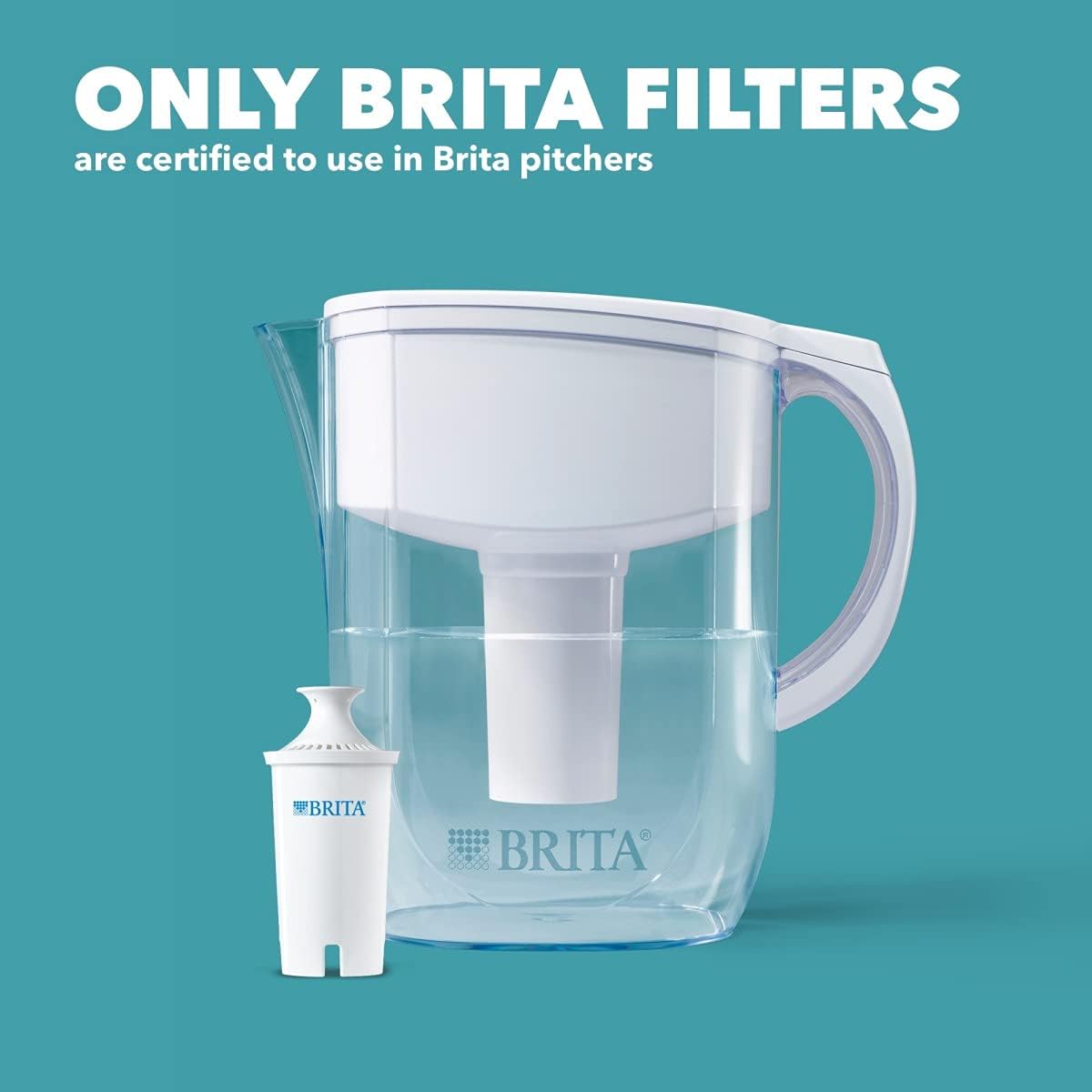 Brita Standard Water Filter, Standard Replacement Filters for Pitchers and Dispensers, BPA Free, 6 Count: Kitchen & Dining